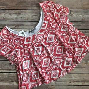 NWT Charlotte Russe Patterned Top